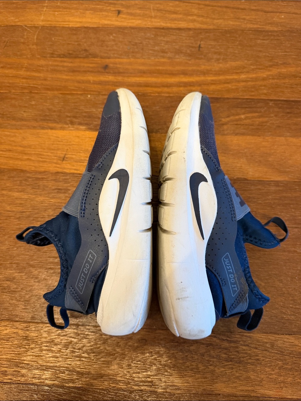 Nike Flex Runner 4 Big Kids' Running Shoes Athletic Navy Sneakers Size 4Y - Picture 7 of 11